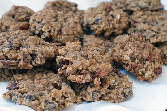 Chocolate chunk & toasted pecan oatmeal cookies