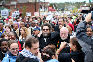 Author Cornel West Joins Human Rights Activists' Protests in Ferguson