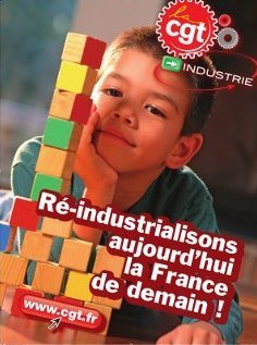Lets' Reindustrialize France (2012 Union poster)
