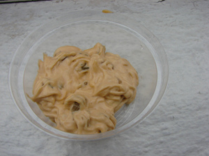 Freshly squeezed and piping room temperature