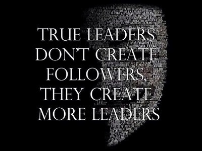 true leaders creates more leaders