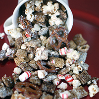 Candy Cane Chex Mix