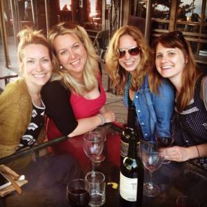 With Erin, Cheryl, and Kristen in Big Sur