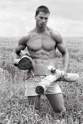 Sexy Man in a Field