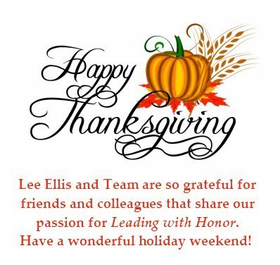 Happy Thanksgiving Lee Ellis