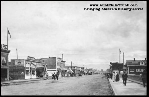 By 1920, Anchorage residents had built 12-foot-wide concrete sidewalks along Fourth Avenue, the town's main street.