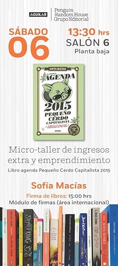 Pequeño cerdo capitalista ingresos extra FIL Guadalajara
