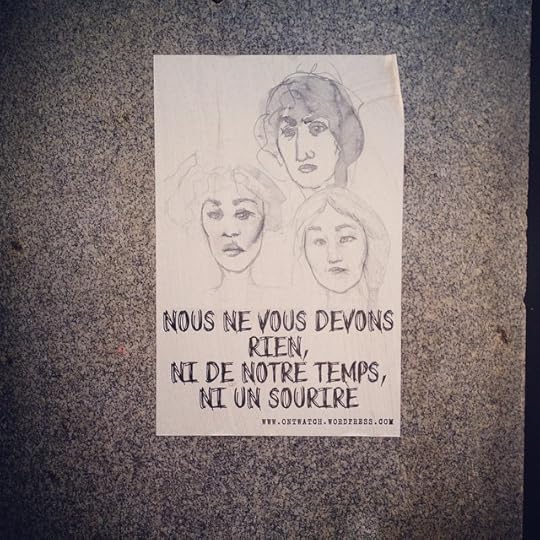 la persécution silencieuse #mtl #polqc #feminist #streetart