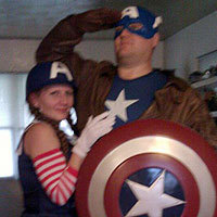 Captain 'Nick' America & USO Girl Jean