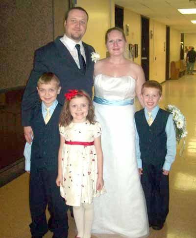 Jean, the kids and me