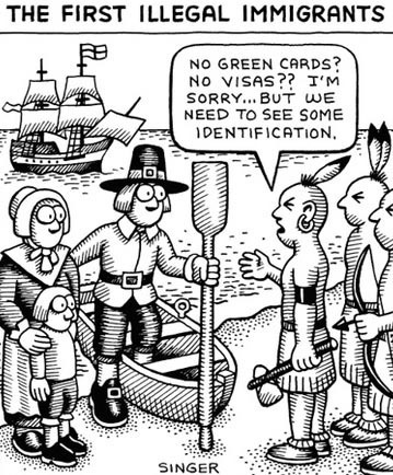 We are all immigrants... 