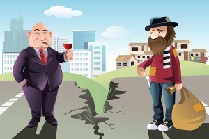 Rich And Poor Concept
