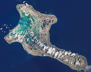 Deutsch: Kiritimati (Weihnachstinsel) aus der ...