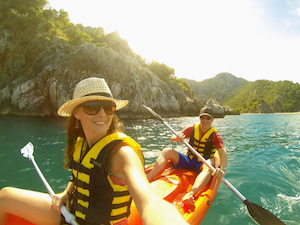 Kayaking in La Jolla