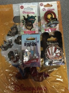 Some Disneyland Paris specific pins we picked up