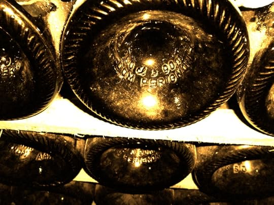 In the cellar at the Dom Perginon Champagne House