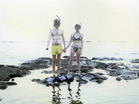 Pale-skinned snorkelers