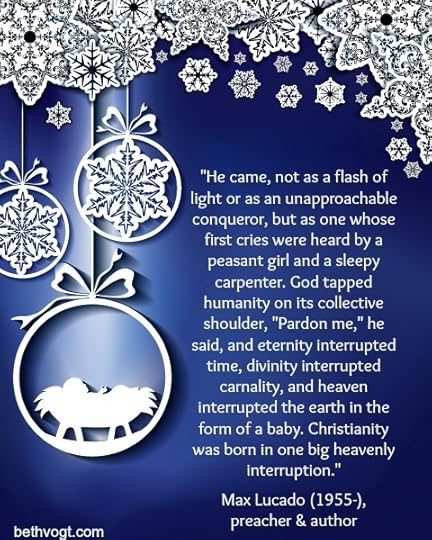 Christmas interruption quote 2014