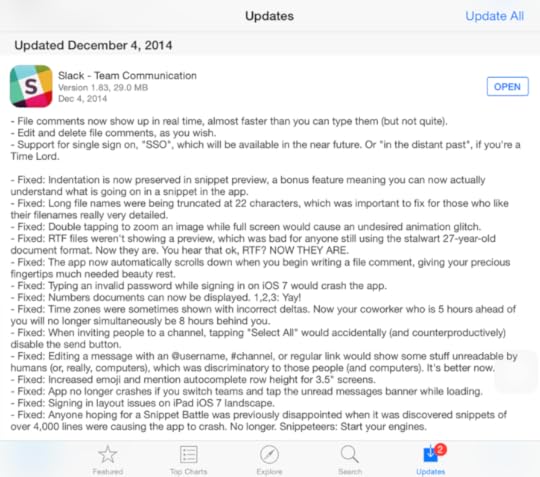 Slack iOS Release Notes
