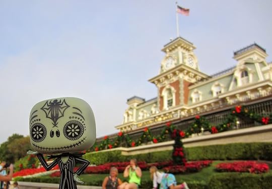 Jack Skellington's Walt Disney World Trip Selfies Magic Kingdom