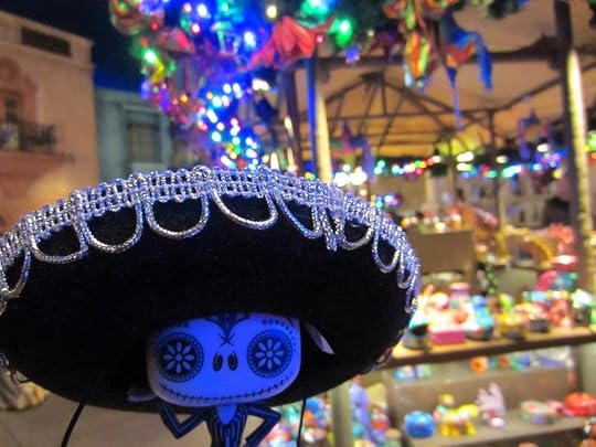 Jack Skellington's Walt Disney World Trip Selfies Epcot Mexico Sombrero