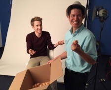 Ben Baur (Jace) with director JT Tepnapa