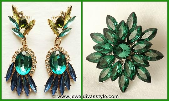 JDS PERSONAL COLLECTION GREEN JEWELS
