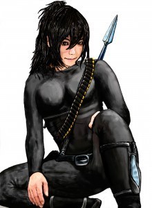 A character painting for the short story 