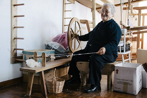 spinning wool