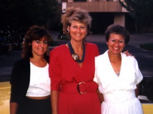 Julie, Catherine, Liz 1988, Sonoma