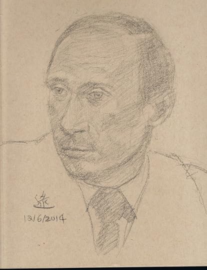 #Putin: Vladimir the Great? Original Charcoal #Portrait by M. Eigh #Art #Russia #Russian #Владимир #Путин http://etsy.me/1yVVymC