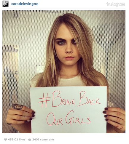 Delevingne hashtag