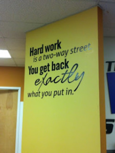 hard work