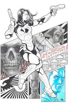 Frank Cho: Guardians of the Galaxy Annual #1- 5 page preview