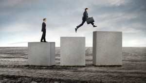 business stepping stone