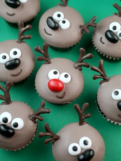 Mini Reindeer Cupcakes