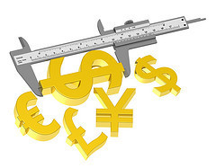 Money signs and instrument