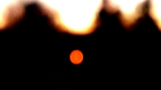Sun Setting in the Abstract