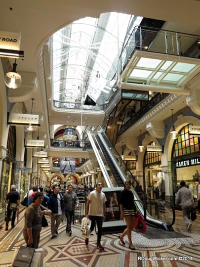 Shopping in the QVB