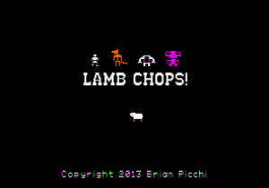 Lamb Chops! title screen