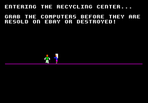 Retro Fever recycling center intro