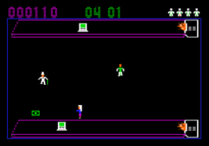 Retro Fever recycling center play screen