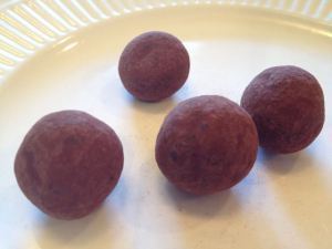 Hedgehogs: caramelized locally-grown hazelnuts coated in layers of milk chocolate praline, milk and dark chocolates.