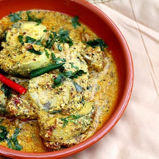 Fish Curry with Mustard and Tomatoes
