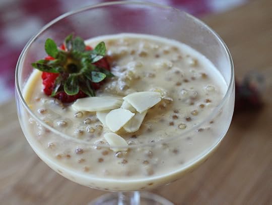 Almond and Tapiocca Pudding