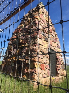 Two Moon Vault and supposed storehouse of lost Custer treasure (Constructed by W.P. Moncure)