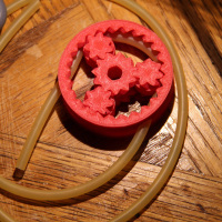 Maker [Tim] used OpenSCAD to design his parametric peristaltic pump printed in one piec