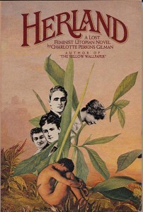 Cover for feminist utopian novel Herland by Charlotte Perkins Gilman.