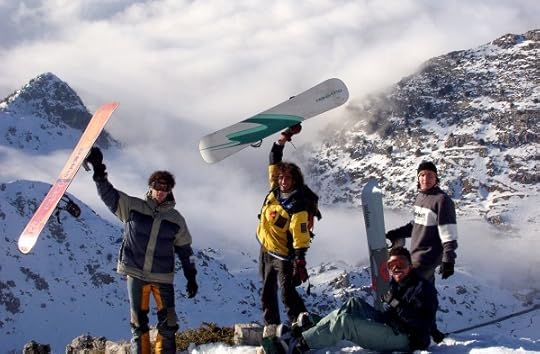 Snowboarding in Lebanon
