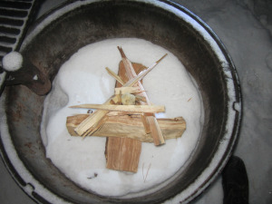 I didn't intend to make a circle A on an inverted cross